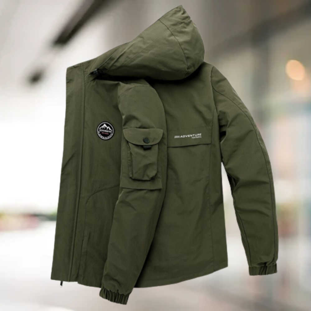 Comfortable Windproof Men's Bomber Jacket - Jasper