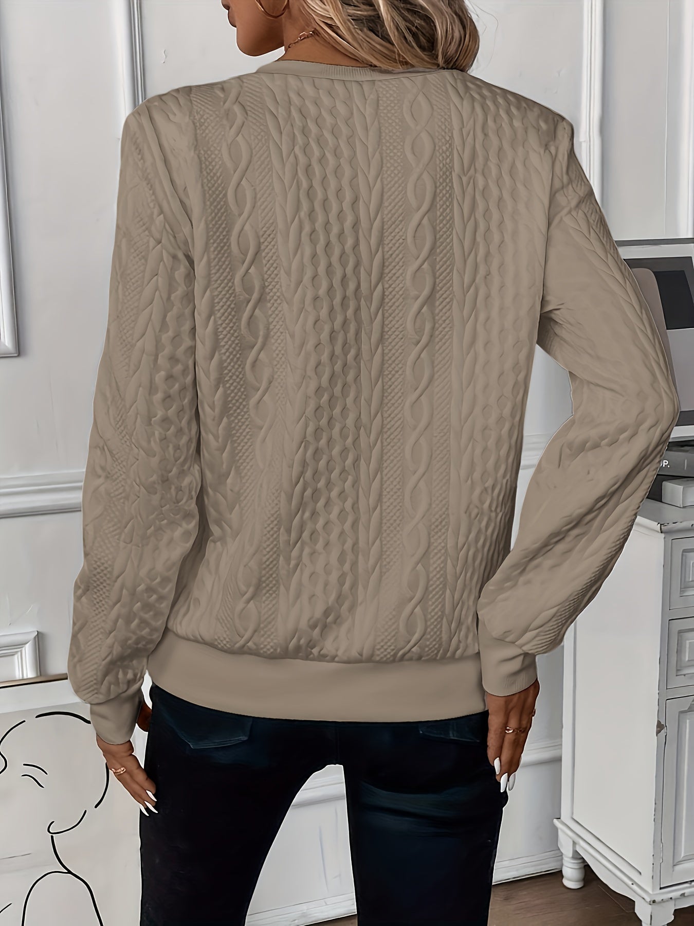 Comfortable Zippered Women’s Sweater – Ella