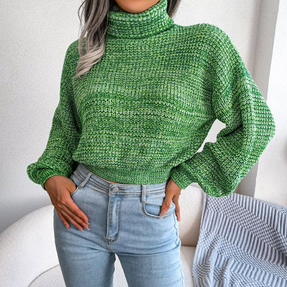 Comfy Knitted Turtleneck Jumper - Emilia