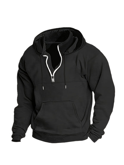 Cool Men's Half-Zip Hoodie - Archer