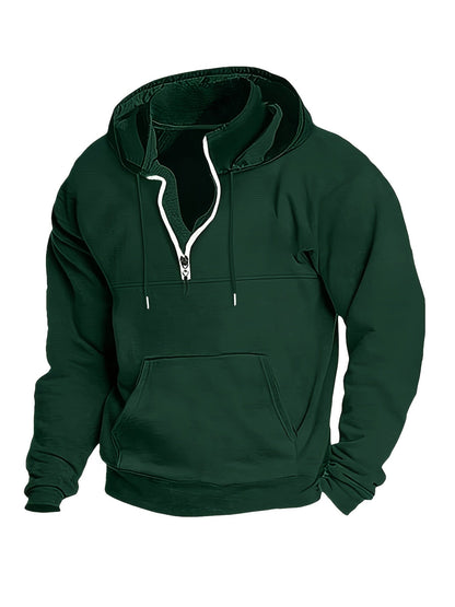Cool Men's Half-Zip Hoodie - Archer