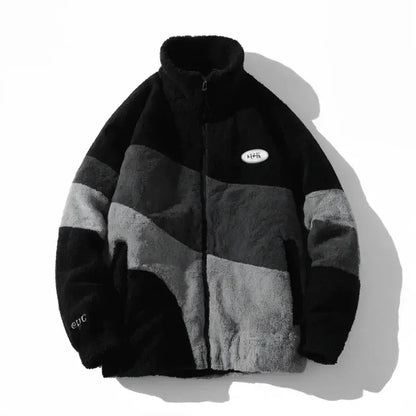 Cozy Color Block Jacket