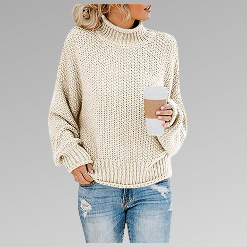 Comfy Women's Large Turtleneck Jumper Sweater