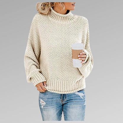 Comfy Women's Large Turtleneck Jumper Sweater