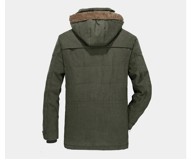 Crocodile-Long Men's Winter Coat - Frost King