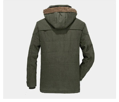 Crocodile-Long Men's Winter Coat - Frost King