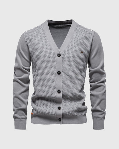 Classic Knit Button Cardigan