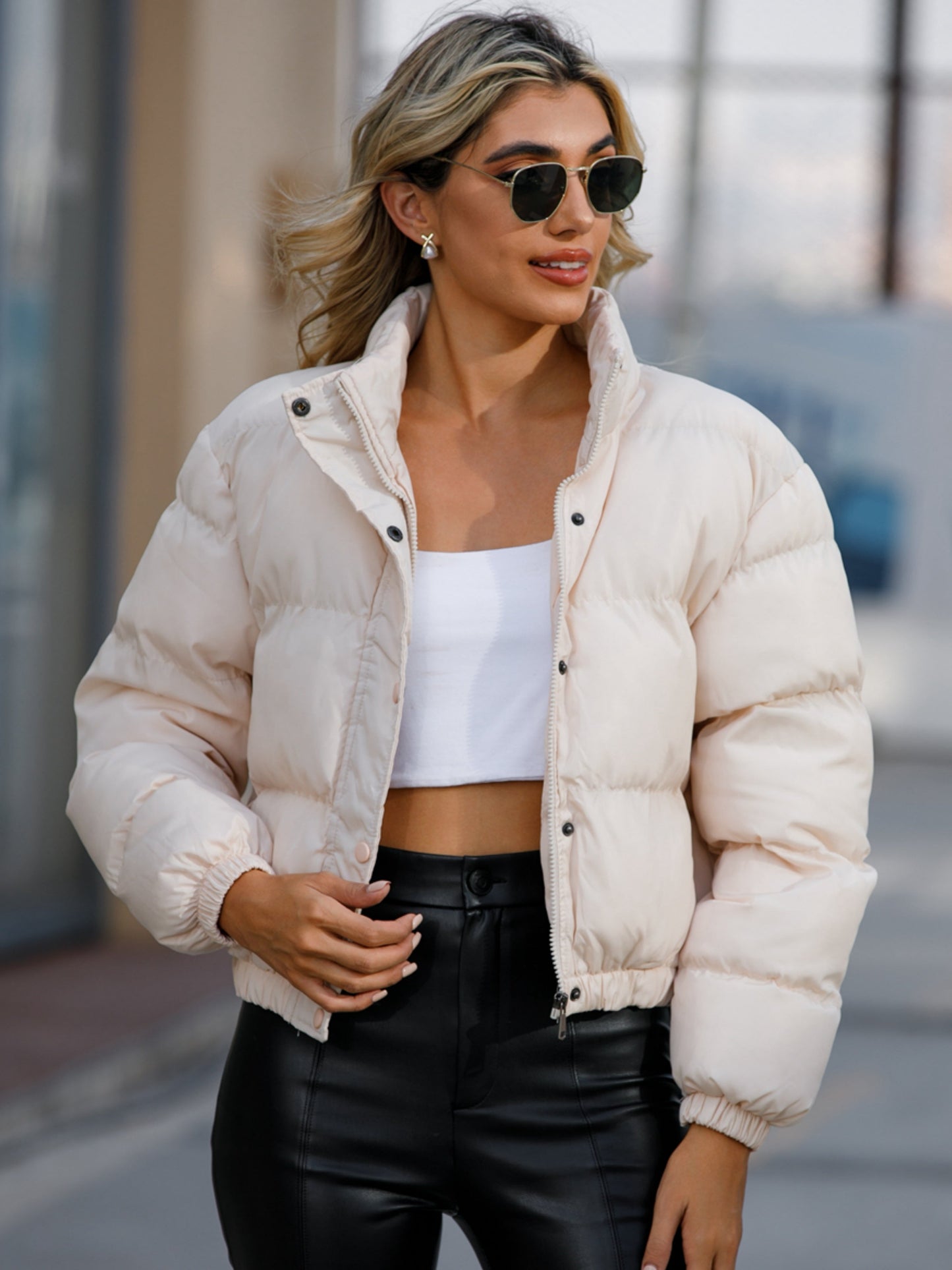 Comfy Padded Women's Winter Parka Coat