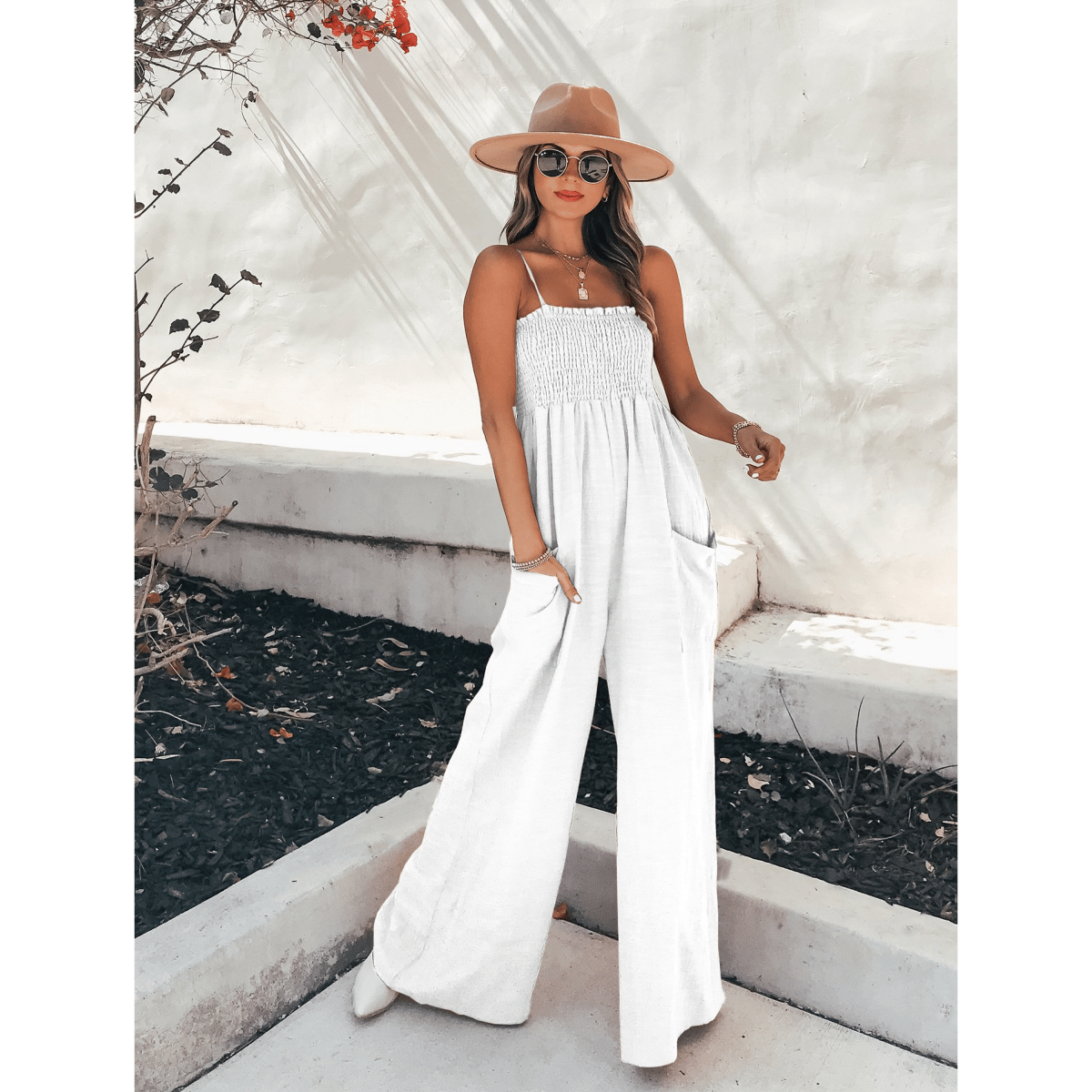 Comfortable Summer Wide Leg Jumpsuit for Women