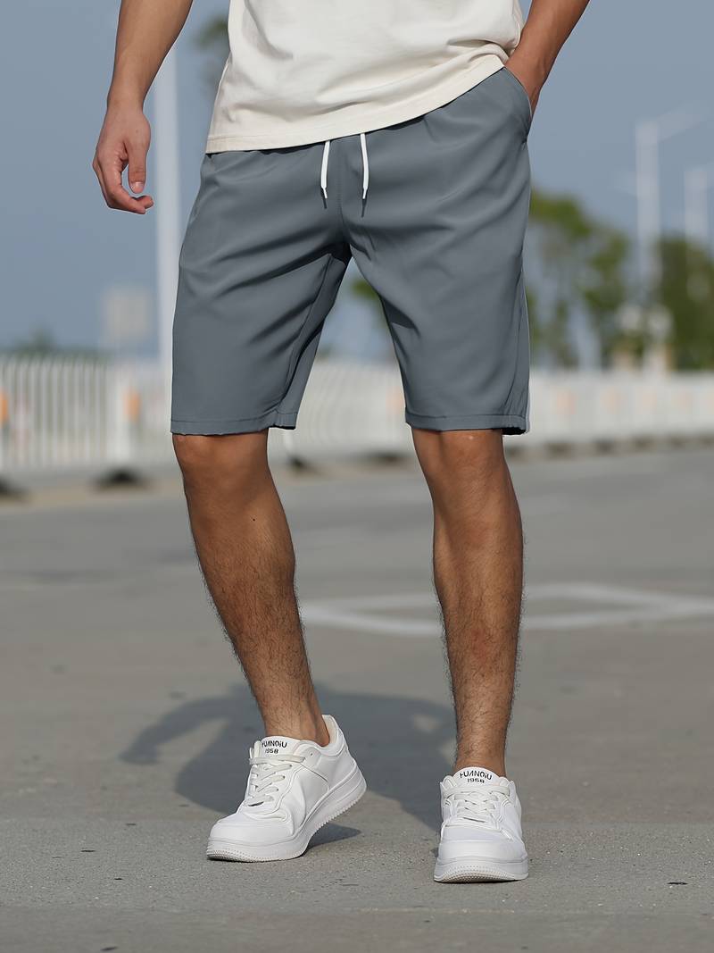 Daniel Drawstring Graphic Shorts