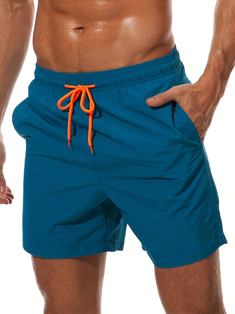 Men's James Relaxed Fit Swim Trunks with Mesh Liner