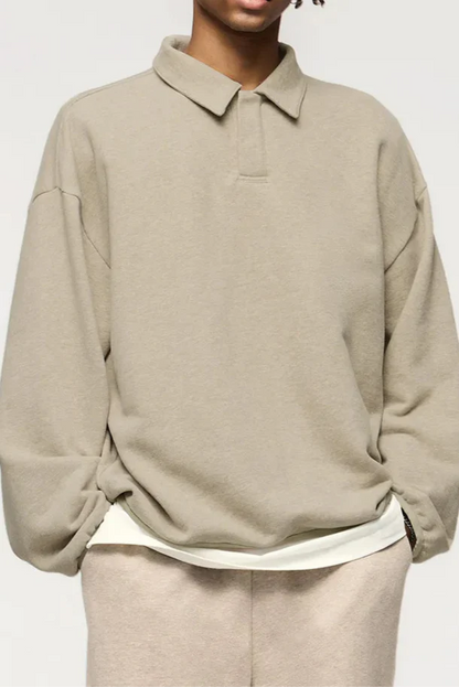 Yael - Old Money Cotton Polo Sweater