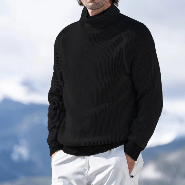 Classic Cable Knit Men's Crew Neck Sweater