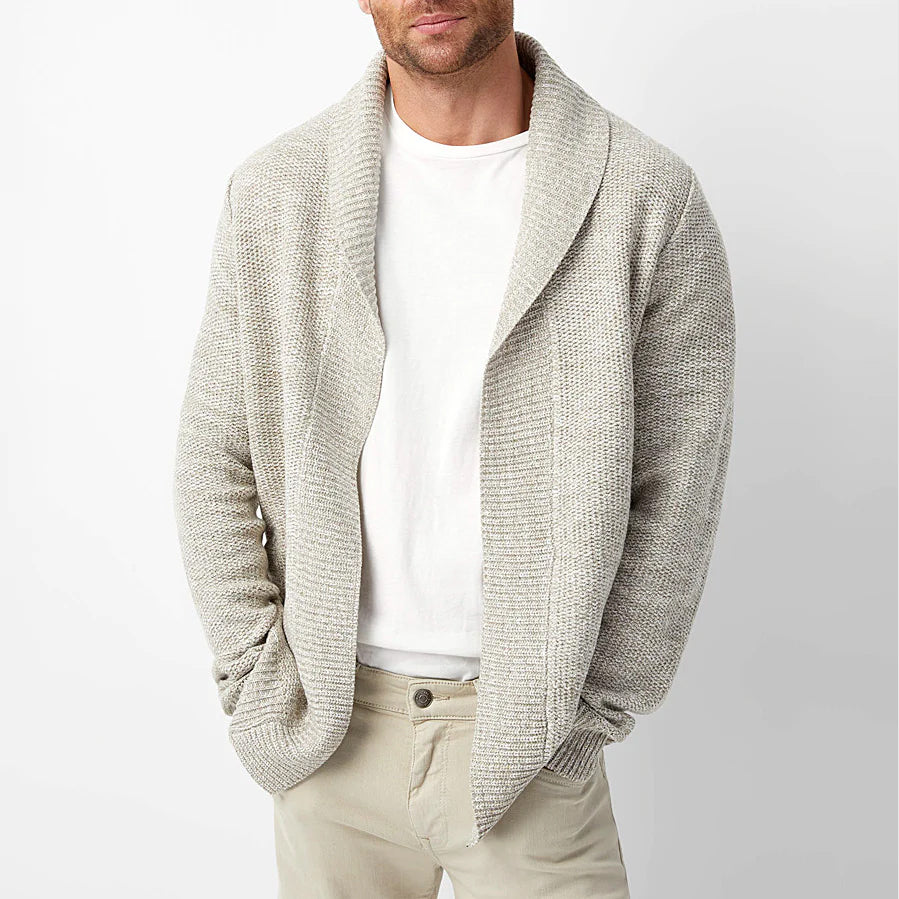 Classic Men's Wool Crew Neck Sweater - BritishElegance