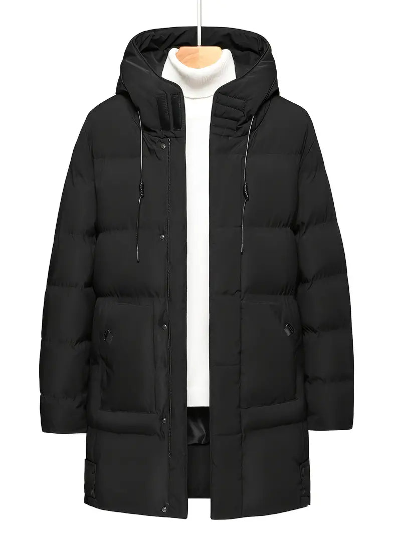 Men's Alex Padded Winter Jacket with Hood and Zip