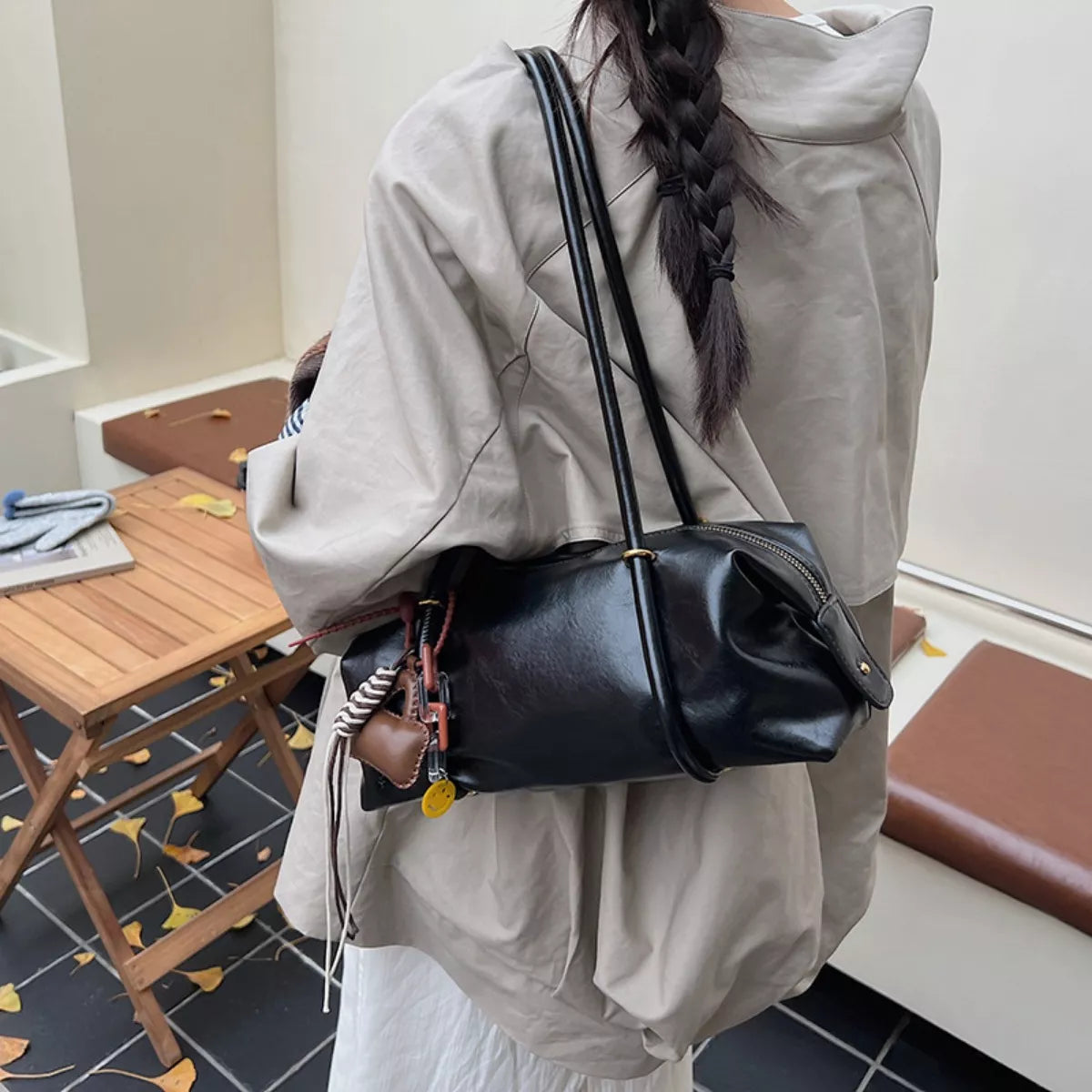 Authentic Leather Crossbody Purse for Women
