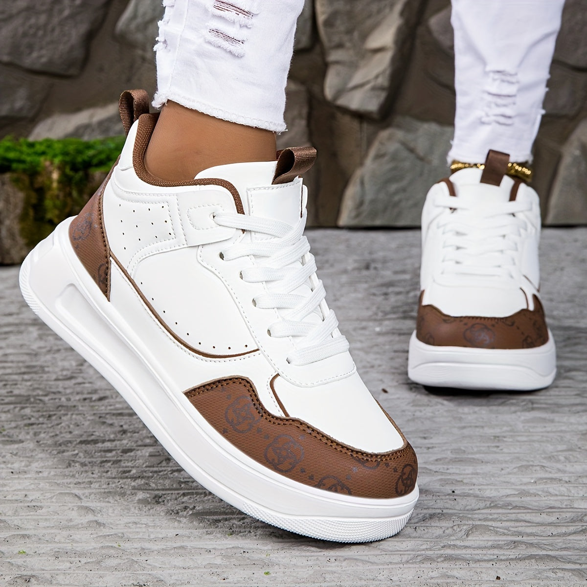 Stylish Women's High Top Casual Shoes - BritishElegance