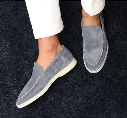 Men’s Modern Suede Platform Loafers