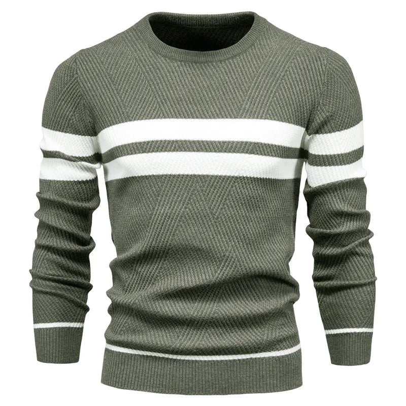 Classic Men's Chunky Knit Sweater