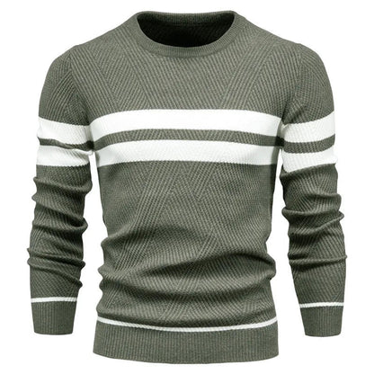 Classic Men's Chunky Knit Sweater