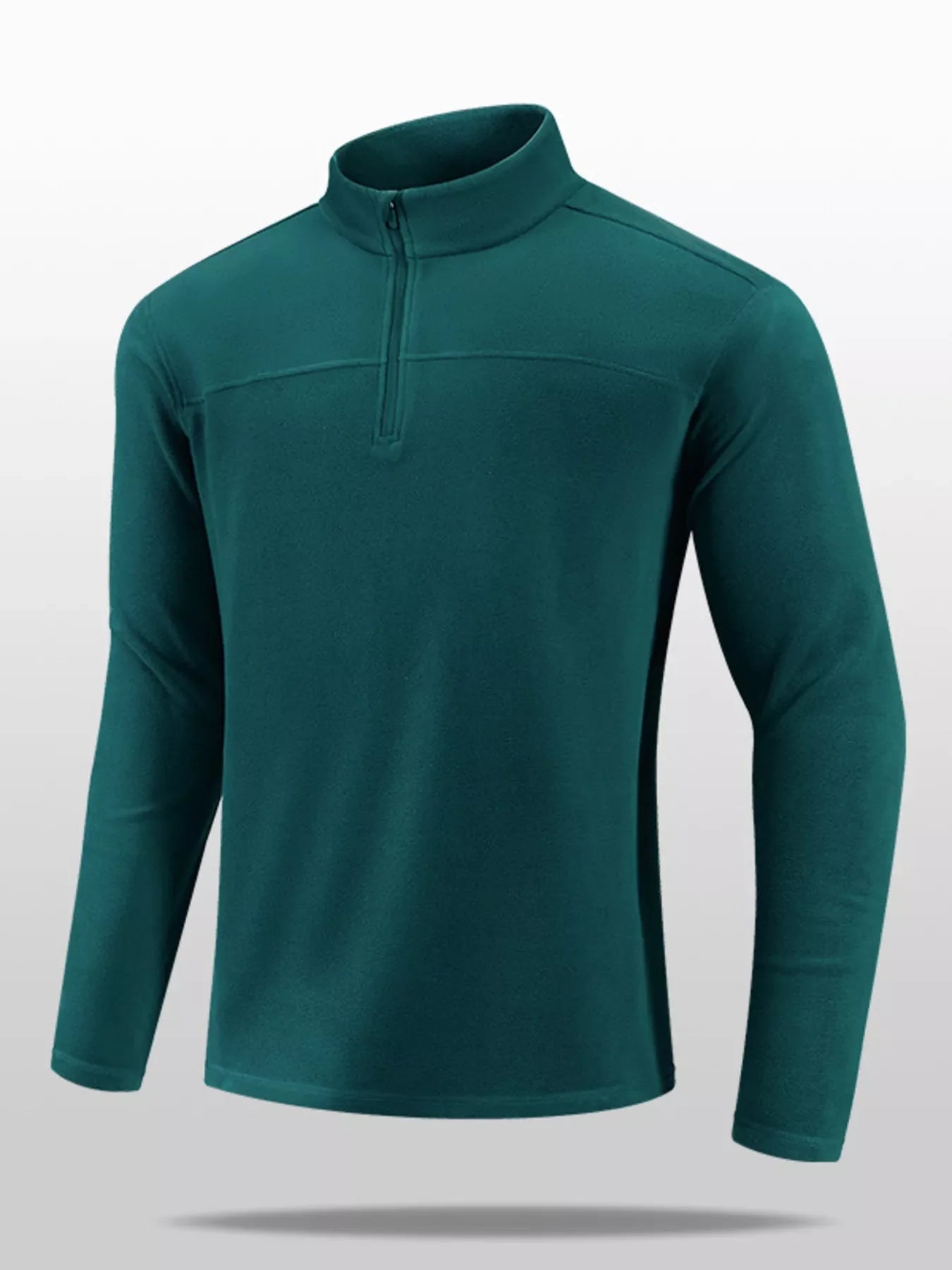 Big and Tall Quarter Zip Fleece Sweatshirt - BritishElegance
