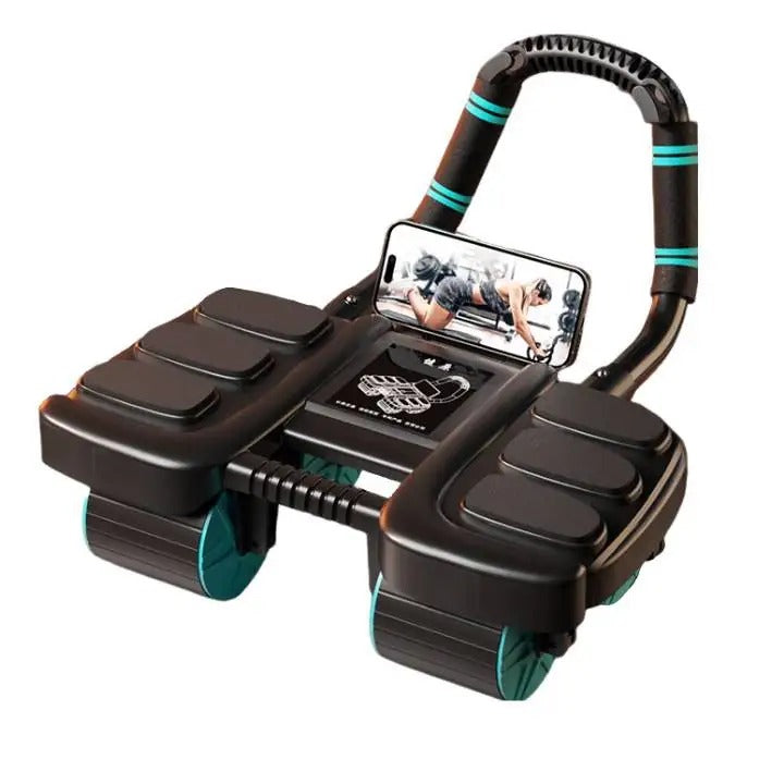 Home Gym Ab Roller Wheel With Comfort Elbow Pads - BritishElegance