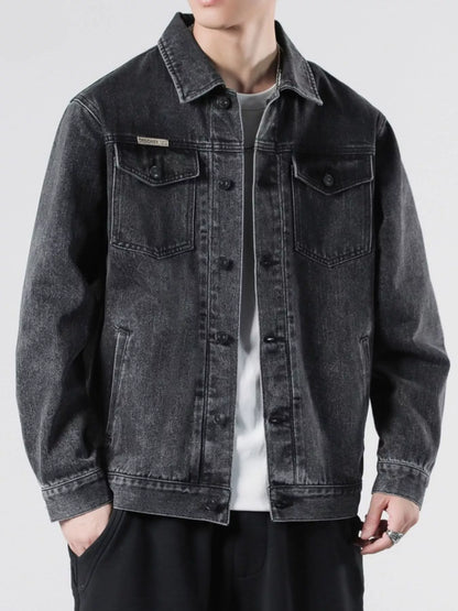 Curvy Fit Blue Jean Jacket