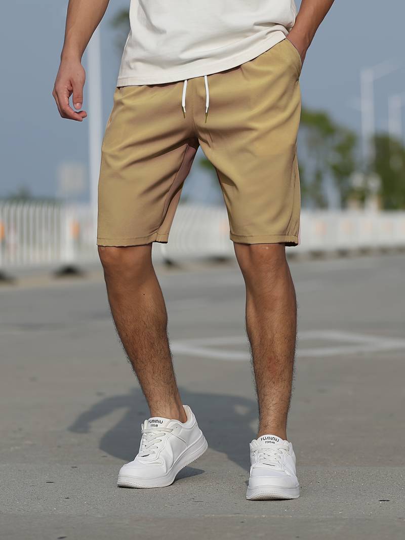Daniel Drawstring Graphic Shorts