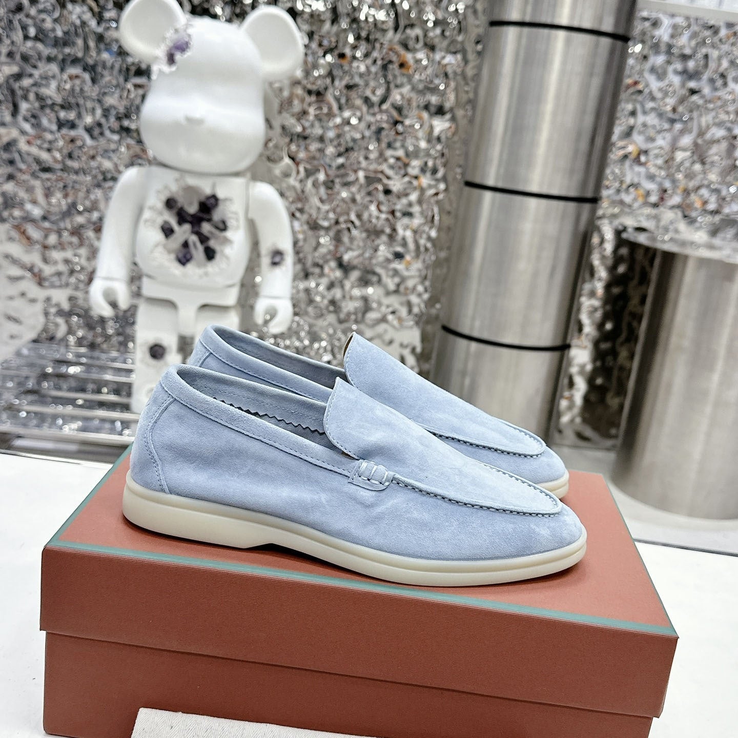 Men’s Modern Suede Platform Loafers