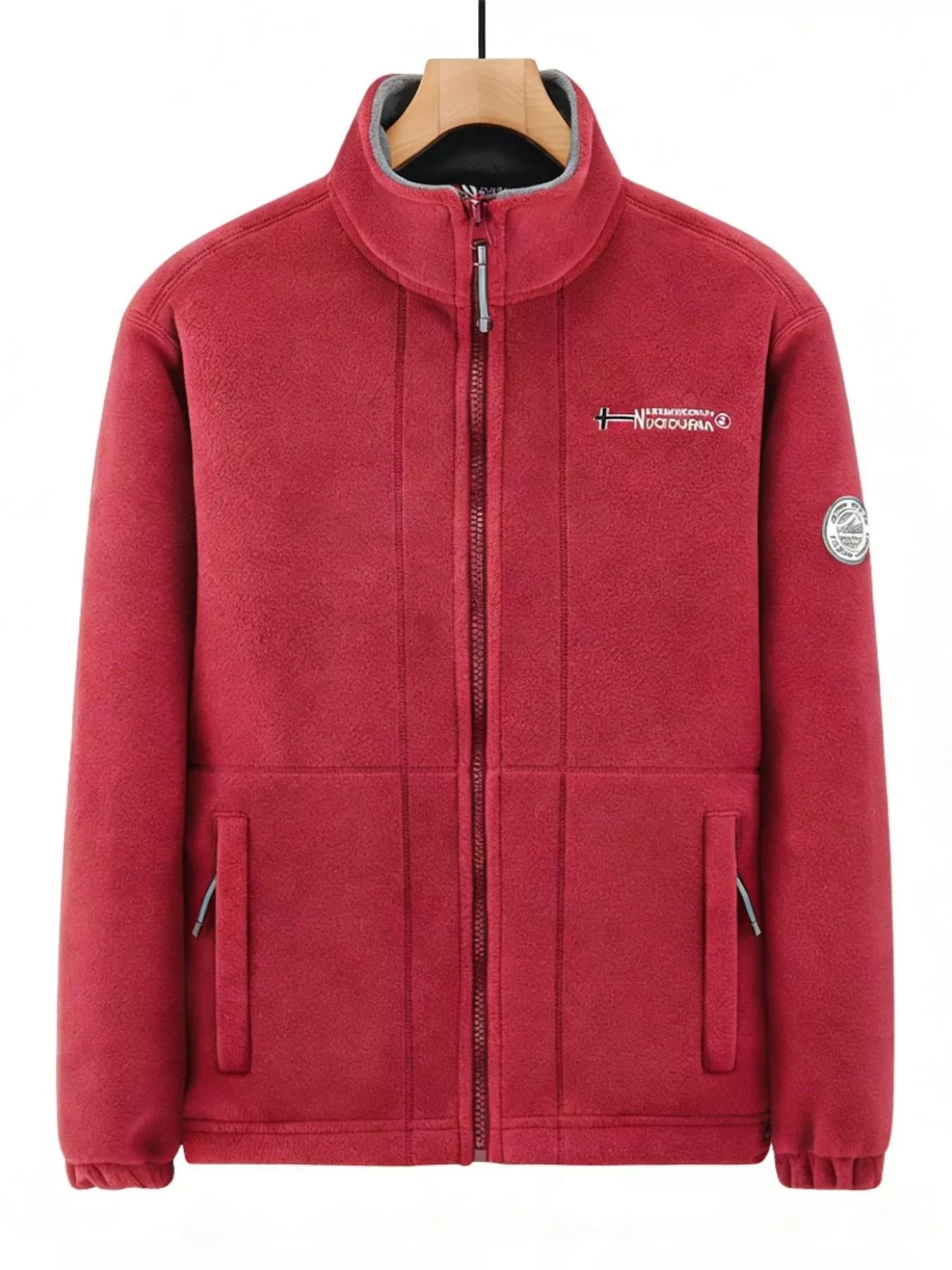 Big and Tall Mens Fleece Zip Up Jacket - BritishElegance