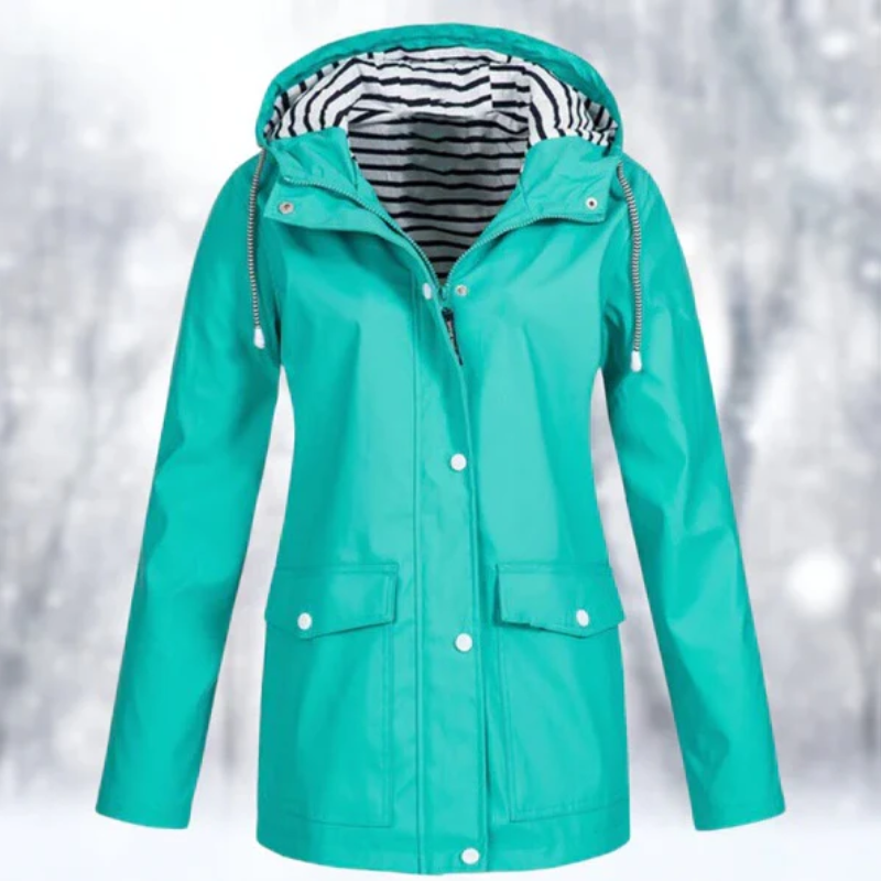 Hooded Mid-Length Ladies Coat