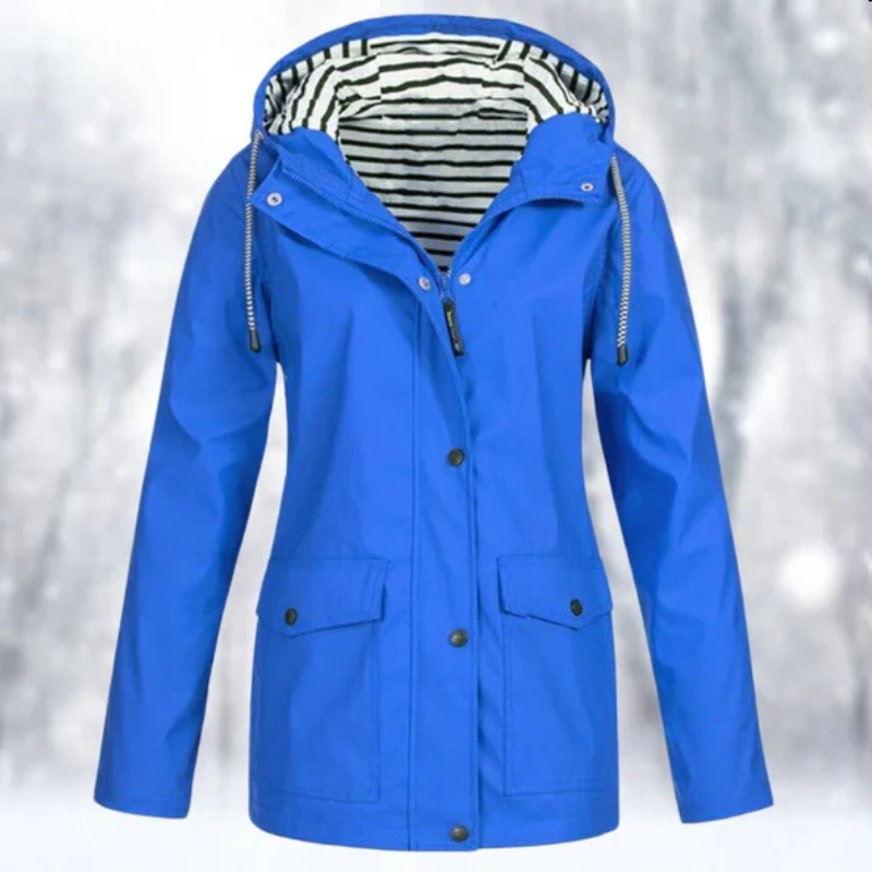 Hooded Mid-Length Ladies Coat