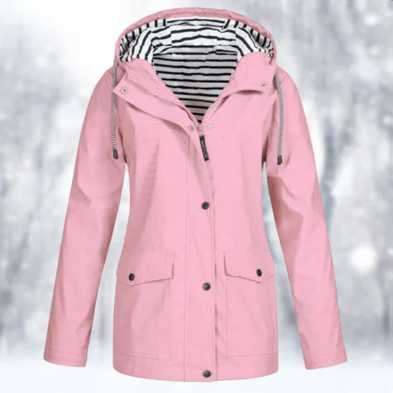 Hooded Mid-Length Ladies Coat