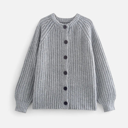 Women's knitted cardigan - vintage look with modern elegance