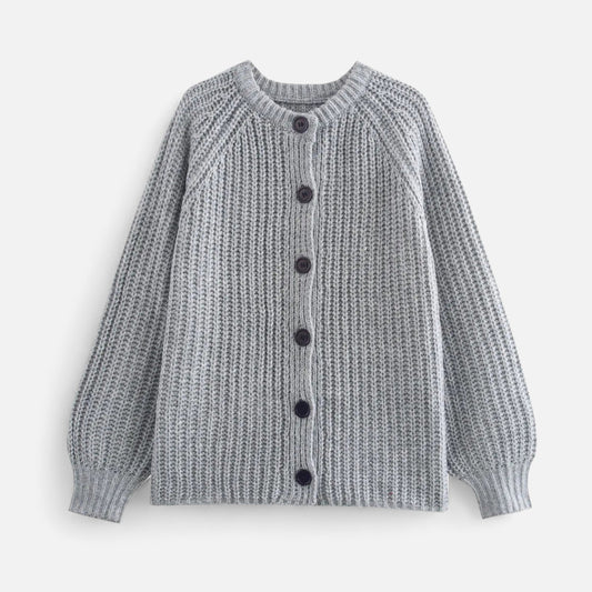 Women's knitted cardigan - vintage look with modern elegance