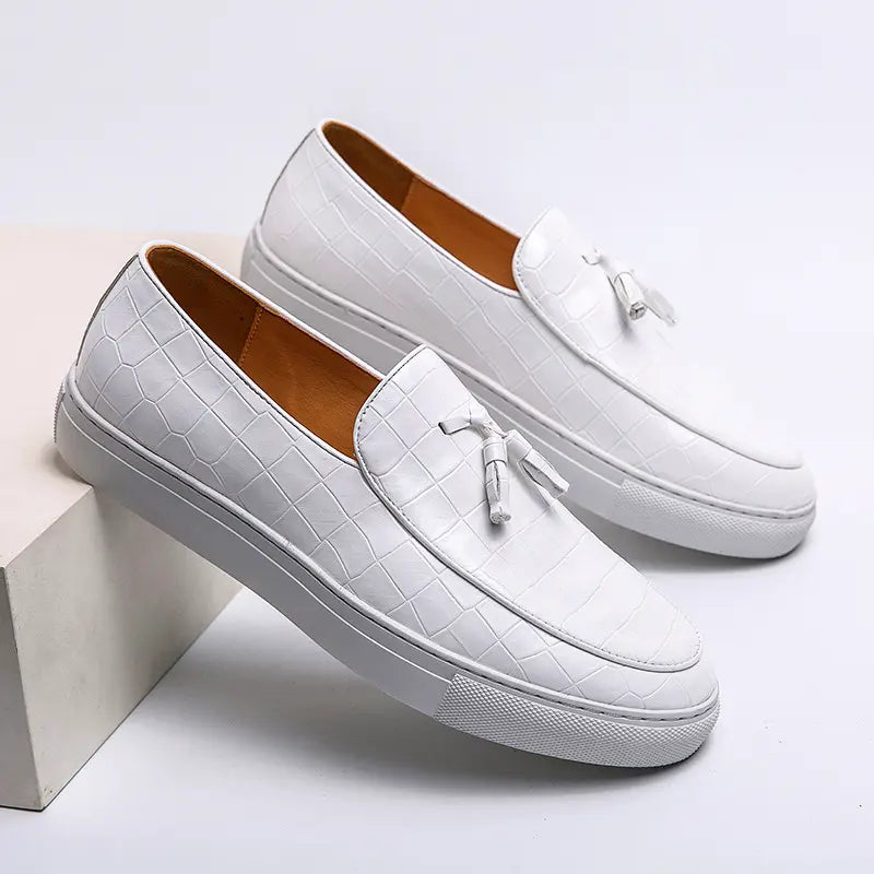 Ardito | Embossed Leather Loafer – Refined, Breathable & Effortlessly Polished