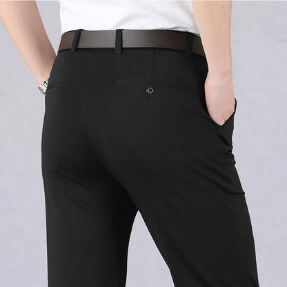 Comfortable Slim Fit Mens Stretch Trousers