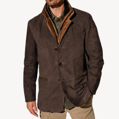 Men's Casual Suede Jacket