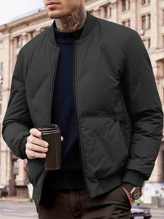 Warm Waterproof Mens Puffer Jacket for Outdoor Use - BritishElegance