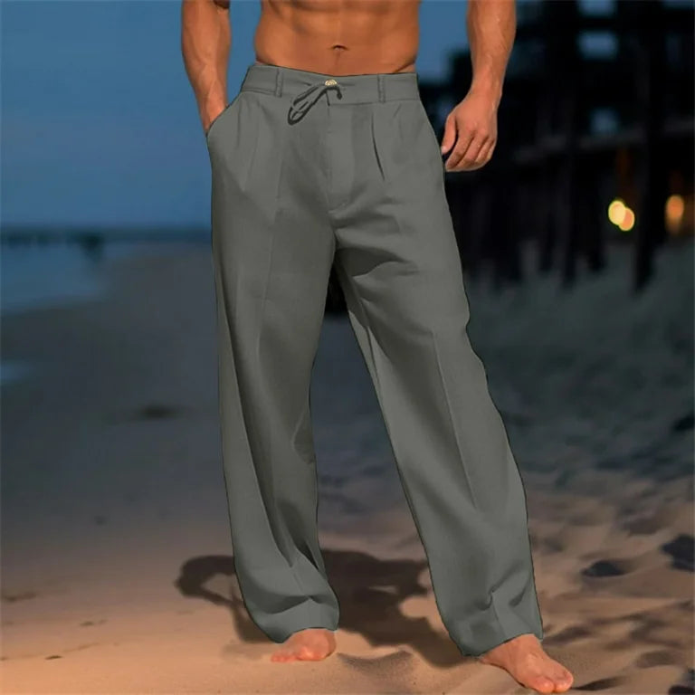 Mason | Simple Lightweight Summer Pants - BritishElegance