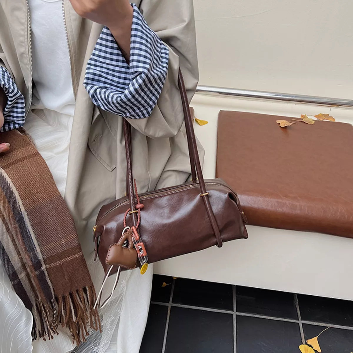 Authentic Leather Crossbody Purse for Women