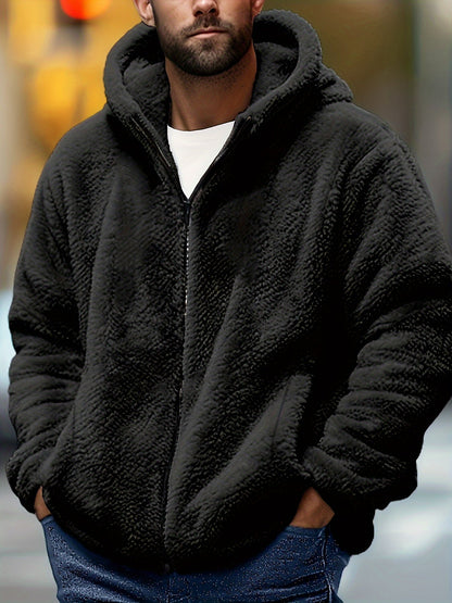 Martin | Men’s Plus Size Zip-Up Hooded Jacket - Casual Comfort Hoodie