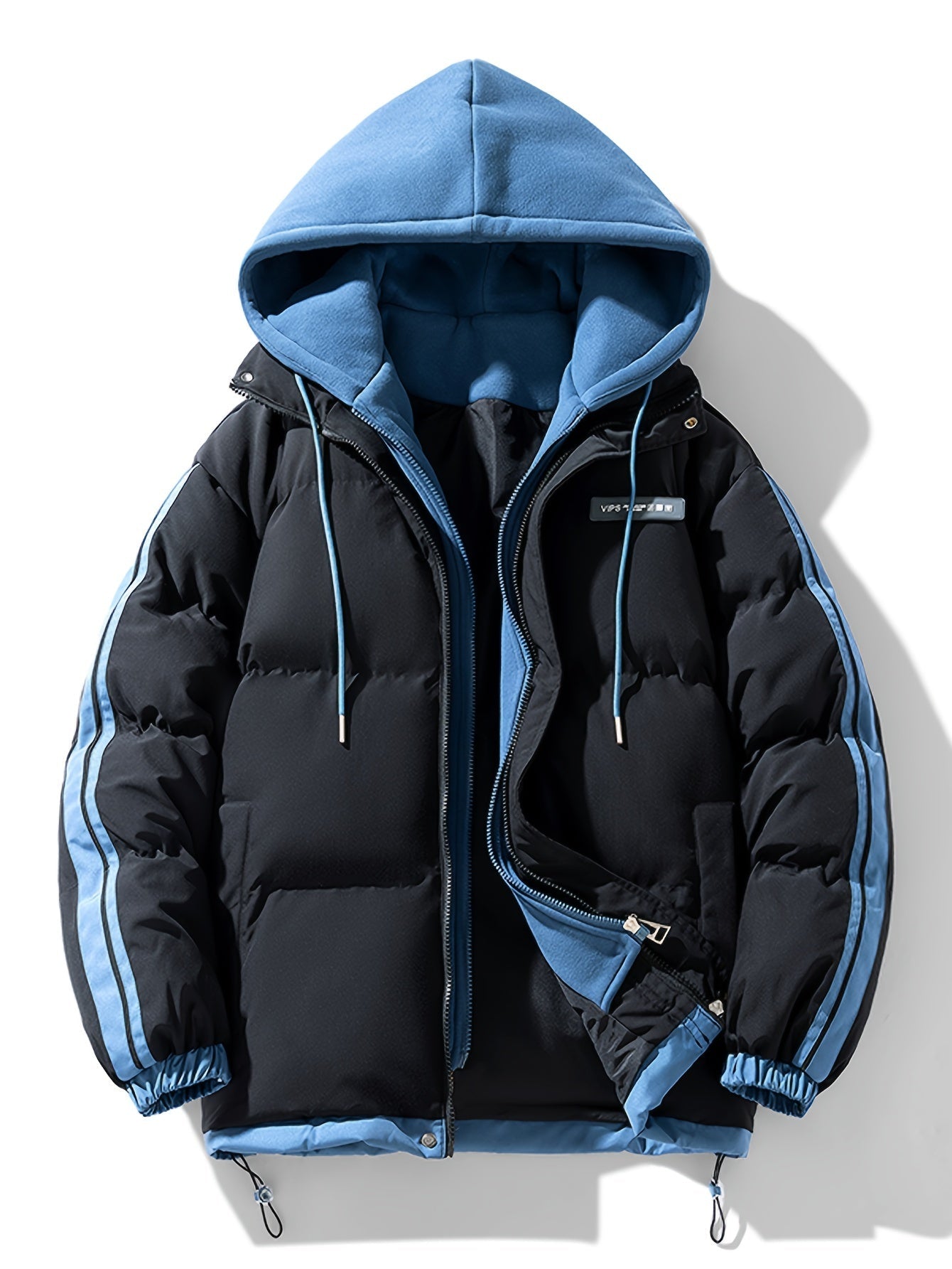 Warm Puffer Jacket For Women With Hood
