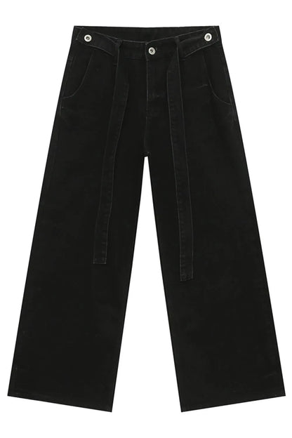 Comfortable High Waisted Wide Leg Women's Jeans