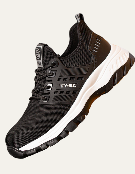 Men’s Mesh Lace Up Safety Work Sneakers