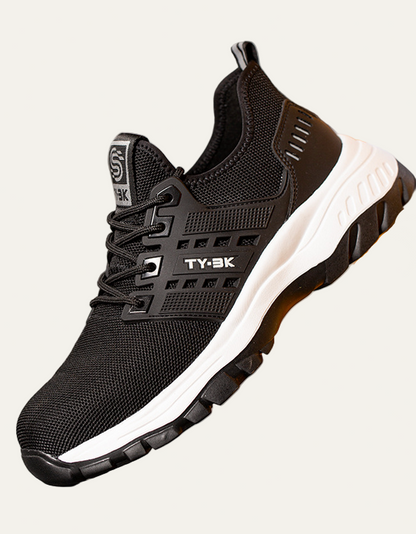 Men’s Mesh Lace Up Safety Work Sneakers