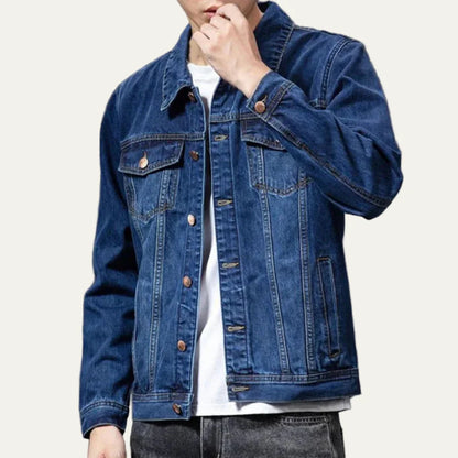 Men’s Classic Single Breasted Denim Jacket