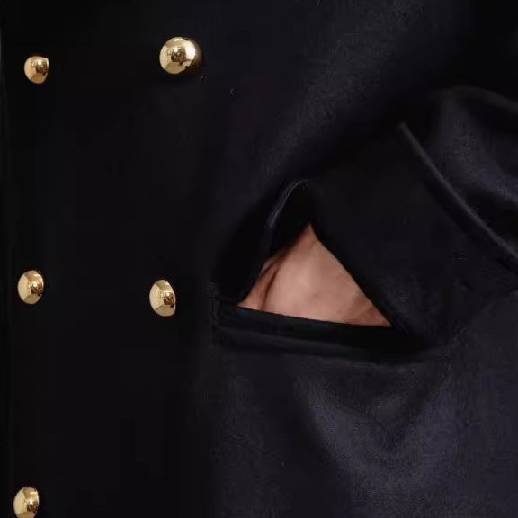 Long Wool Coat - Men