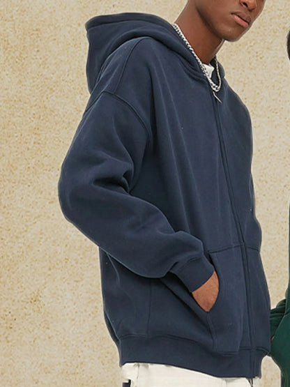 Warm Zip Up Fleece Hooded Jacket - BritishElegance