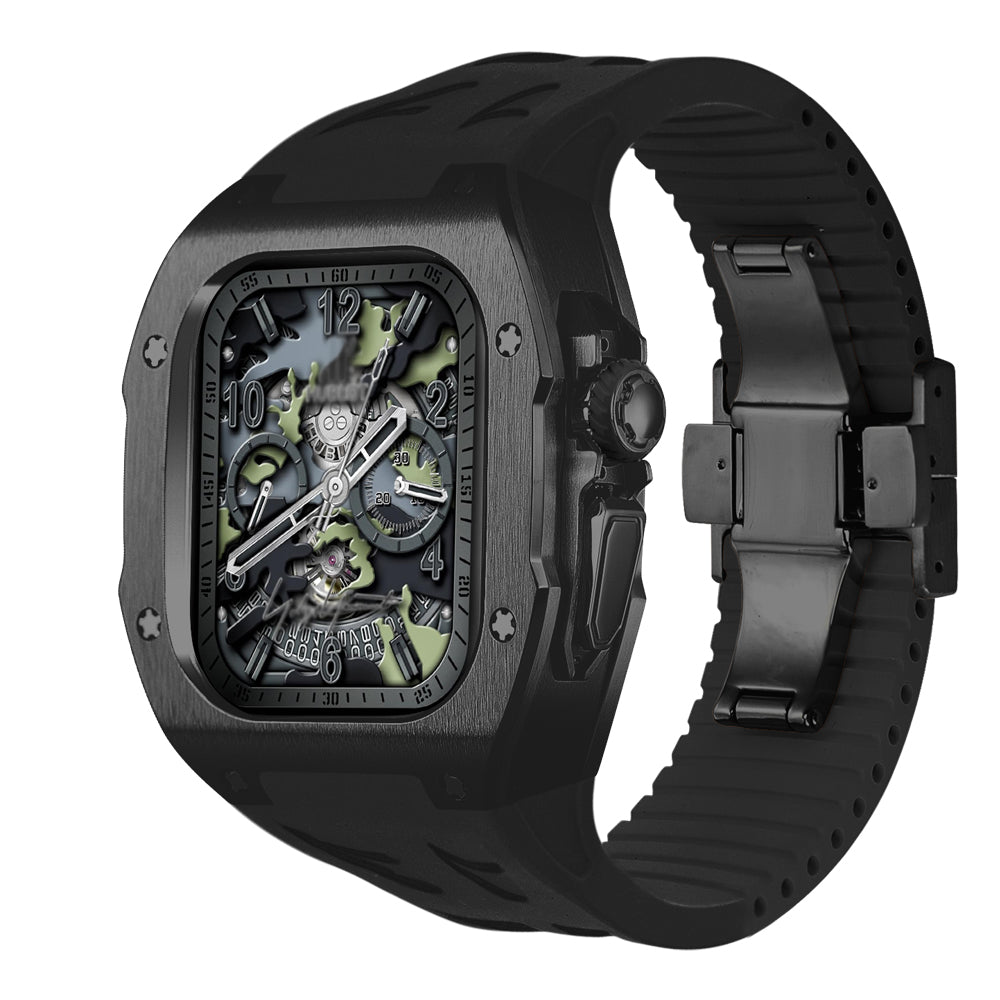 Lightweight Metal Case & Soft Rubber Band for AW Ultra